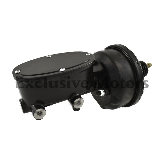 Universal Wilwood Style 7" Black Brake Booster & Master Cylinder (1970-2023)