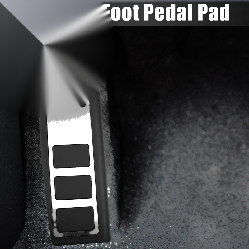 Ford Mustang Mach-E 2021-2022 Stainless Steel Car Foot Rest Pedal Cover