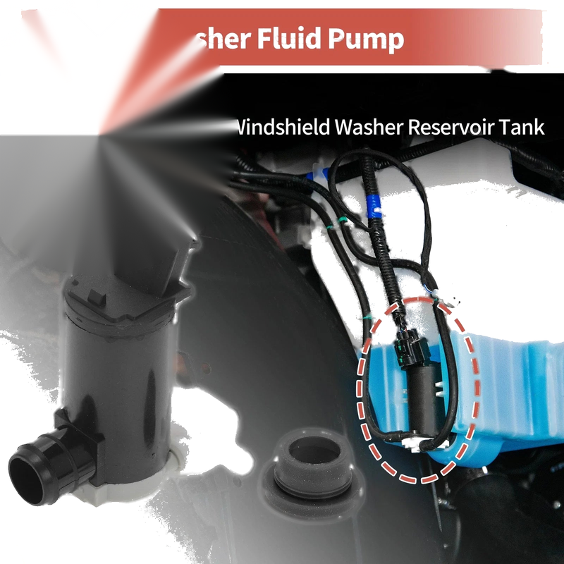 Honda HR-V Windshield Washer Pump w/ Grommet (2016-2023)