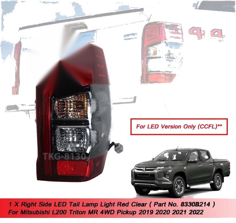Mitsubishi L200 Triton 4WD RH LED Tail Light (2019-2022)