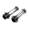 Harley Touring Dyna Softail 1'' Spikes Motorcycle Front Hand Grips