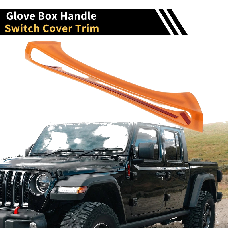 Jeep Wrangler JK 2-Door & 4-Door Glove Box Handle Switch Cover Trim