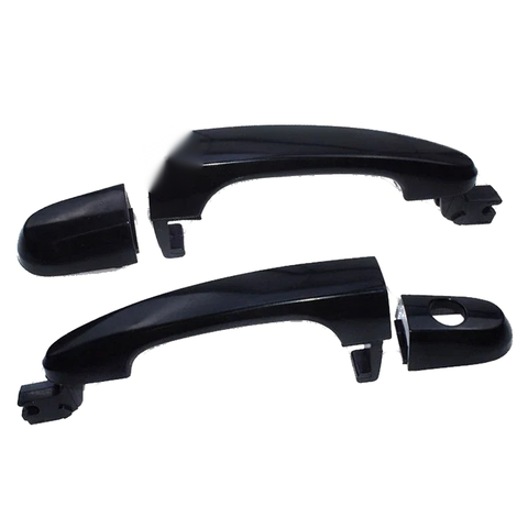 Kia Sportage 8 x Black Exterior Door Handles (2005-2010)