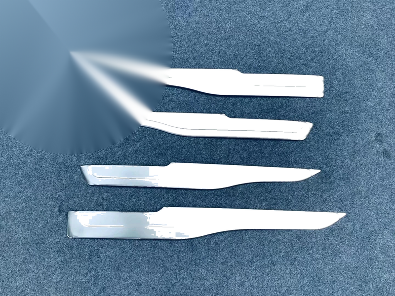 Toyota Harrier Venza Silver Inner Steel Door Armrest Cover Trim (2020-2024)