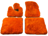 Rolls Royce Cullinan Orange Genuine Sheepskin Floor Mats (2019-2024)