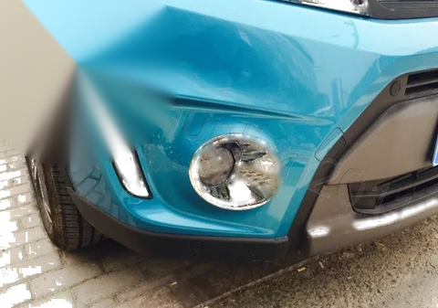 Suzuki VITARA (2018-2023) 2 x pcs Chrome Front Fog Light Lamp Cover Trim