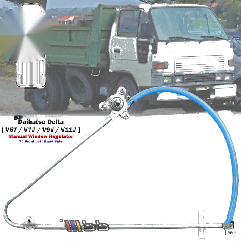 Daihatsu Delta V57 V75 V76 V78 Front Left Manual Window Regulator (1985-1995)