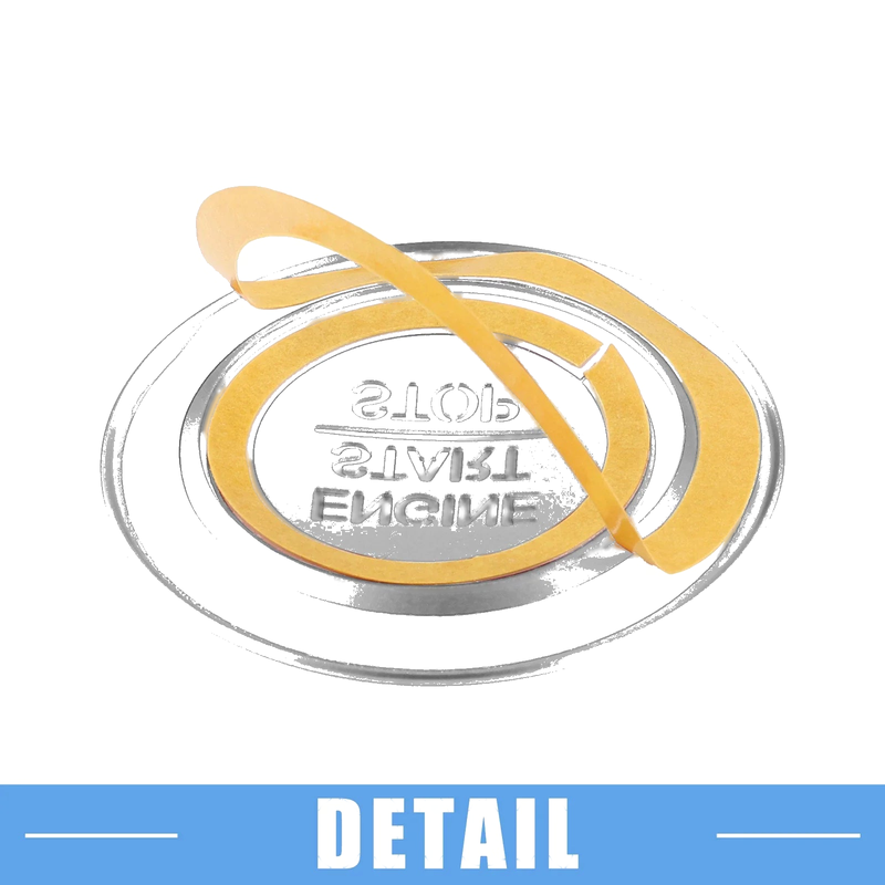 Honda Accord (2018-2022) Silver Tone Engine Start Ignition Button Sticker