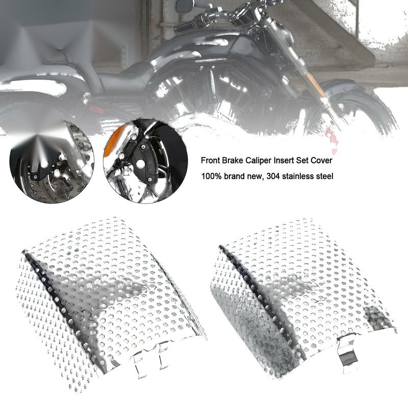 Harley Touring V-Rod Street Glide Brake Caliper Insert Cover (2005-2017)