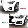 BMW 1 Series F20 F21 Gloss Black Front Side Spoiler Trim (2012-2019)