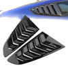 Ford Mustang Carbon Fiber Black Vent Side Window Louver Covers (2015-2021)