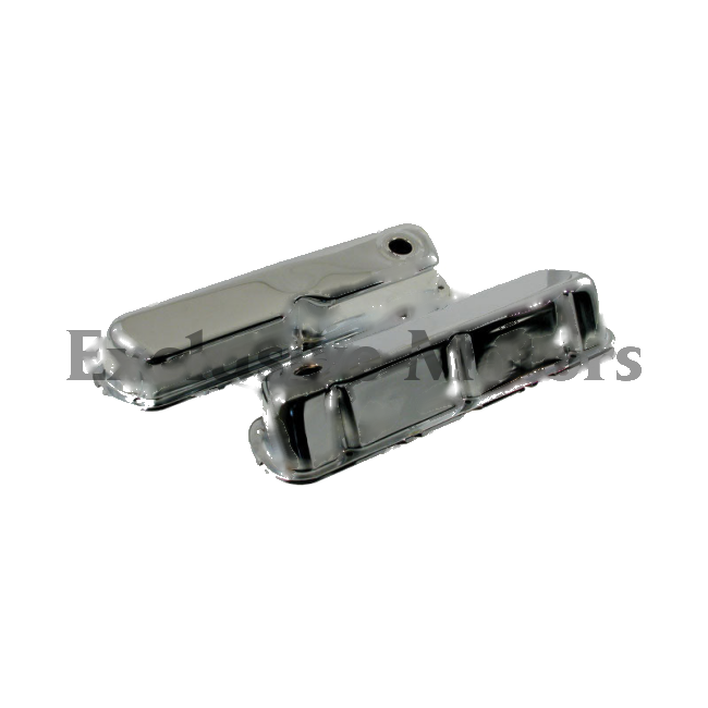 Ford Windsor 289 / 302 / 351W Chrome Steel Valve Covers (1962-1996)