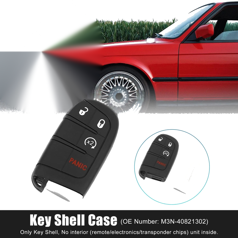 Jeep Renegade 2015-2018 Key Fob Shell Case (2 x Key Buttons)