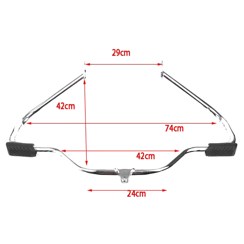 Harley Touring Road King Street Glide Chrome Engine Guard Crash Bar (2009-2017)