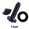 Jeep Wrangler JK 12 x A Pillar Hardtop M8 Torx Bolts (2007-2018)