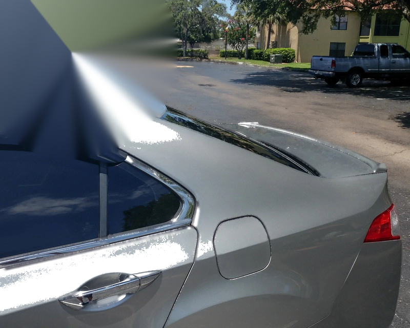 Honda TSX CU2 Black Roof Spoiler (2009-2014)