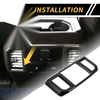 Ford F-150 Rear Air Vent Armrest AC Outlet Panel Cover Trim (2015-2020)