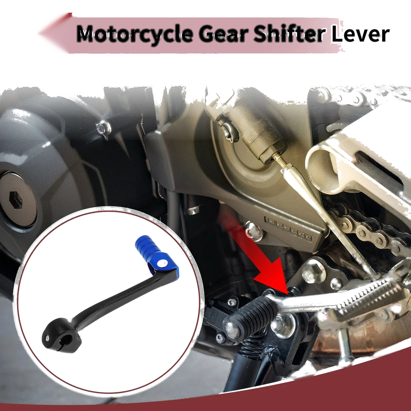 Honda CRF110F (2013-2018) Black Blue Folding Motorcycle Gear Shifter Lever