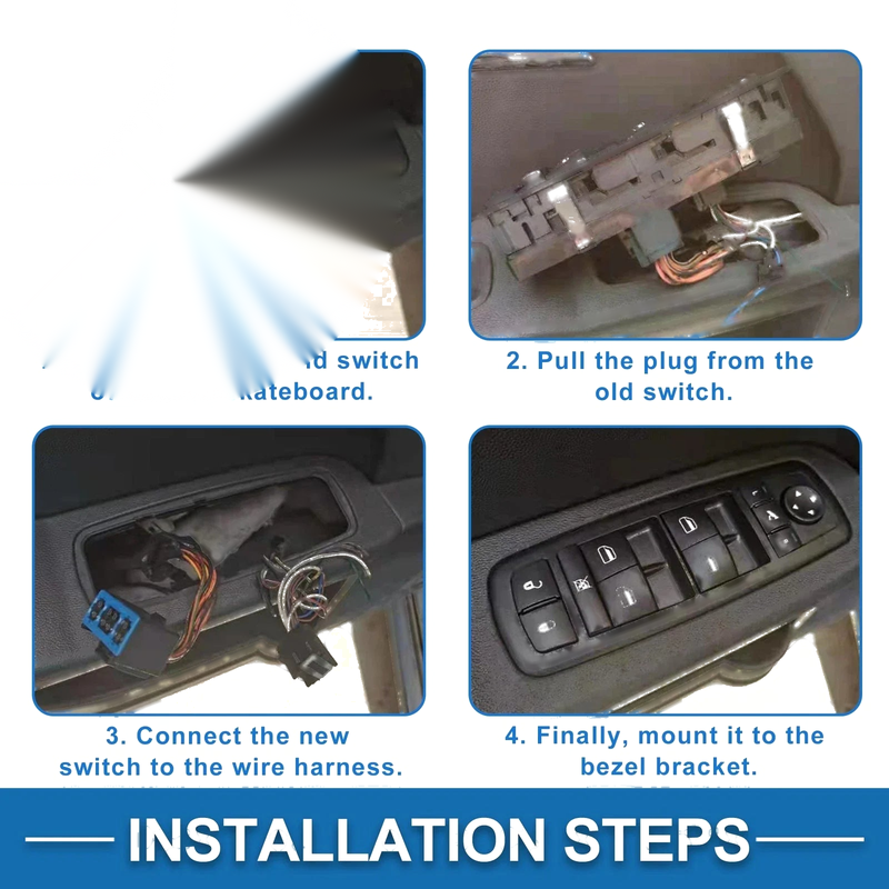 Mercedes-Benz Front Driver Side Power Window Switch (2003-2009)