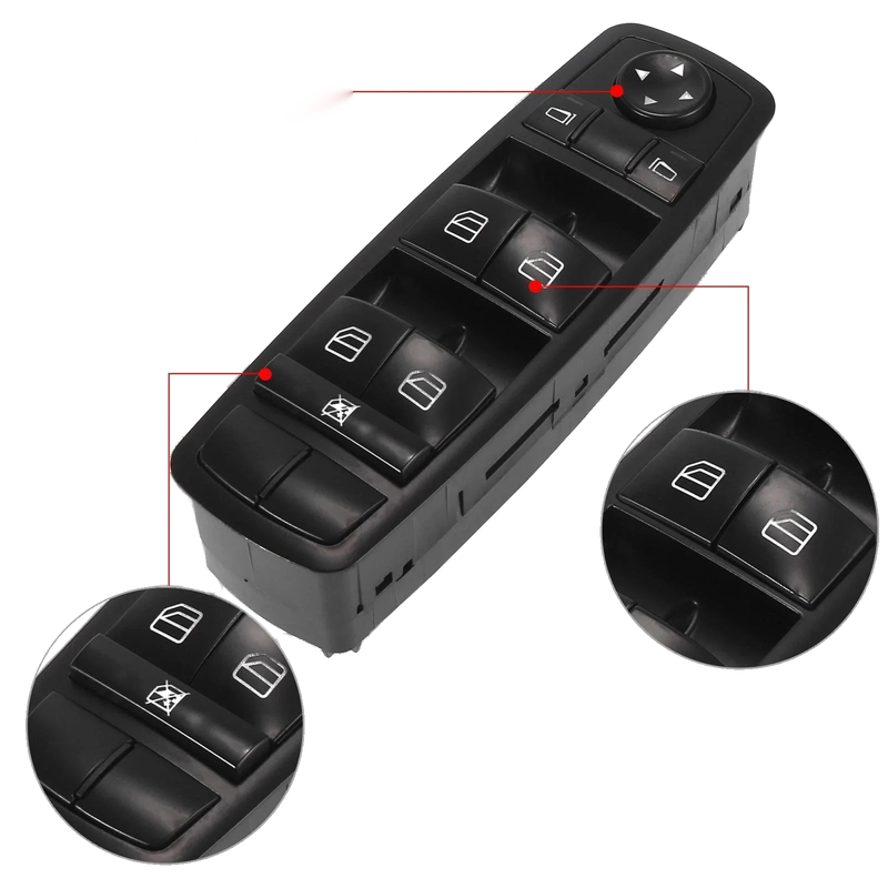 Mercedes-Benz GL350 GL450 ML450 Power Window Master Switch (2007-2012)