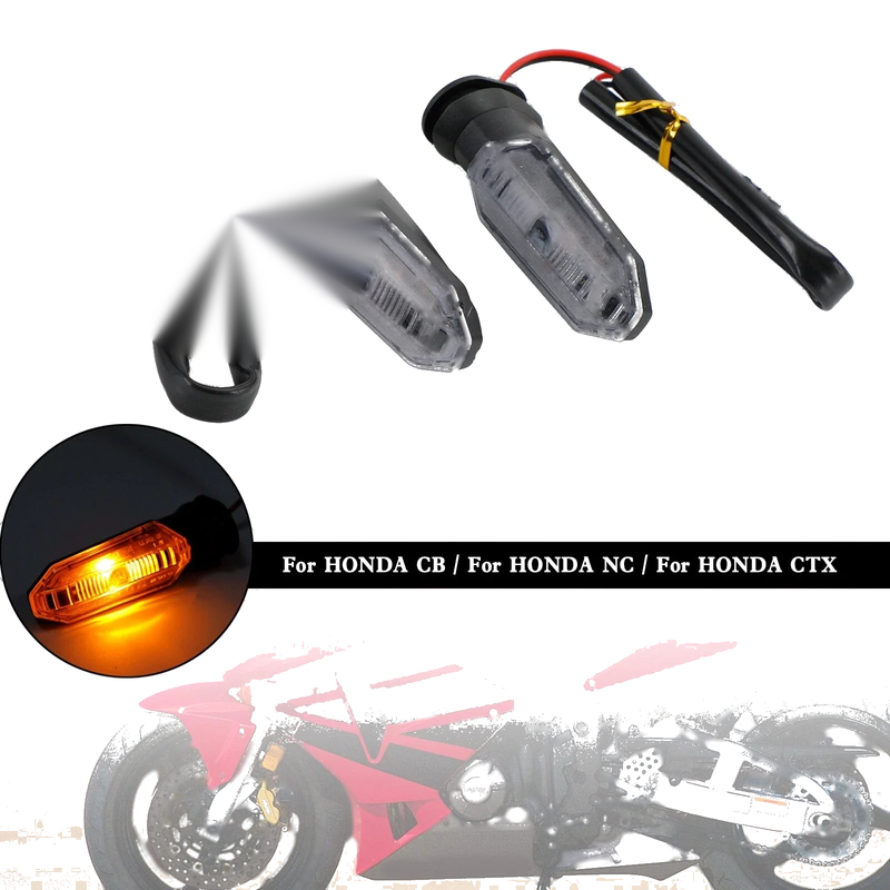 Honda CRF250 CB500 CB650F CTX700 LED Turn Signal Indicator Lights (2013-2023)