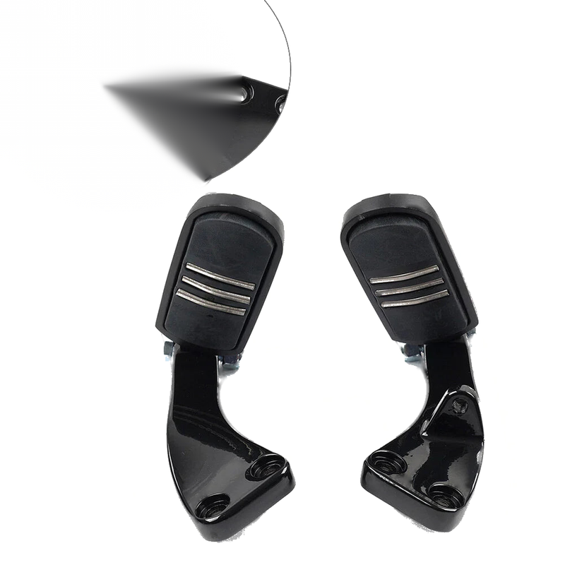 Harley Dyna Glide Motorcycle Passenger Foot Pegs Mount Support (2006-2017)