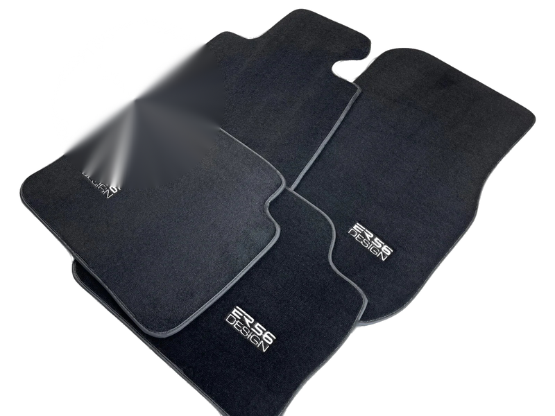 BMW X6 Series E71 E72 Black Carpet LHD Floor Mats (2008-2019)
