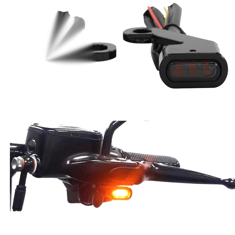 Harley Touring / Softail (2009-2017) Black Front Turn Signal Light