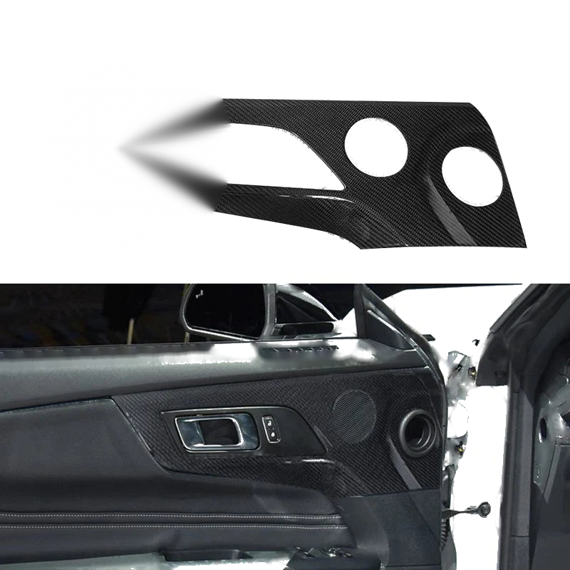 Ford Mustang 2024+ Dry Carbon Fiber Console Dash Vent Door Panel Cover Kit