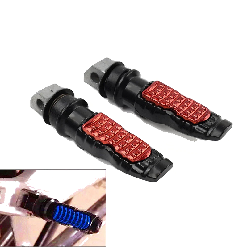 Harley & Honda 8MM Universal Motorcycle Rear Footrest Pegs