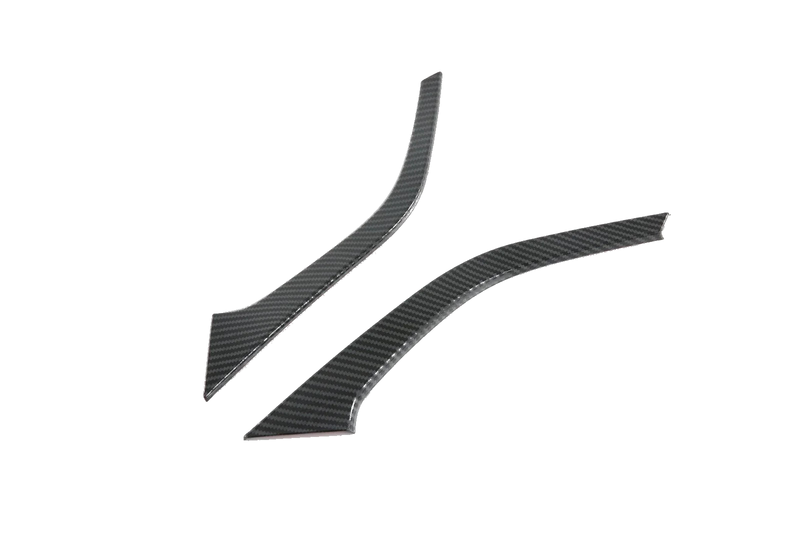 Toyota Highlander (2020-2023) 2 x Rear Fog Light Lamp Carbon Fiber Cover Trim