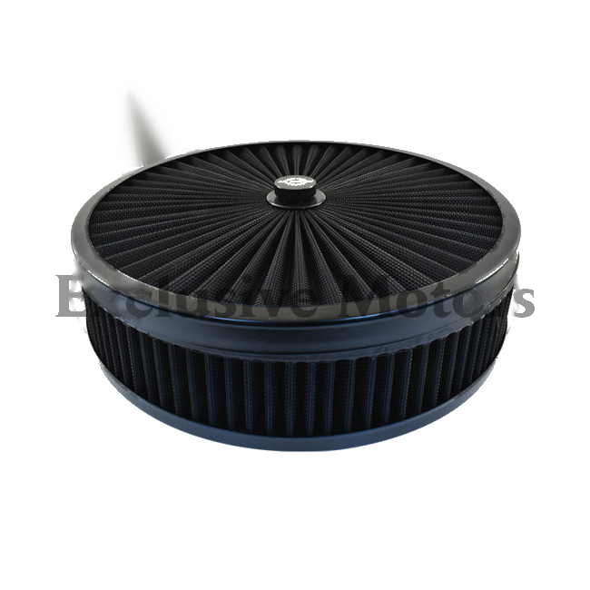 Models 14" x 3" Black Air Cleaner Assembly