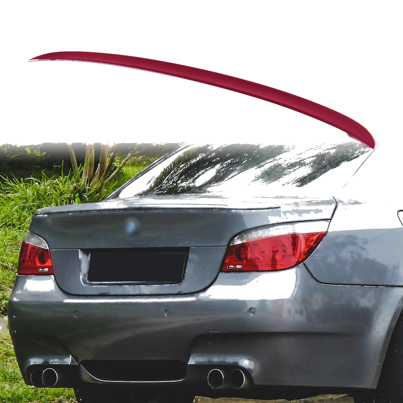 BMW 5-Series E60 M5, A39 Barbera Red Boot Spoiler (2004-2010)