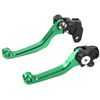 Suzuki RM125 RM250 RM85 CNC Green Pivot Brake Clutch Levers (2001-2023)