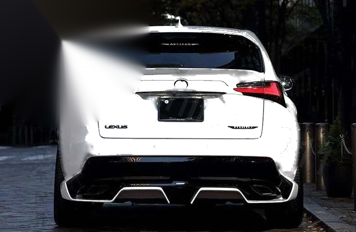 Lexus NX200T NX300H Unpainted Factory Style Spoiler Wing ABS (2015-2017)