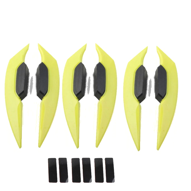 Motorcycle Yellow Fairing Winglets Side Spoiler Deflector Air Wings