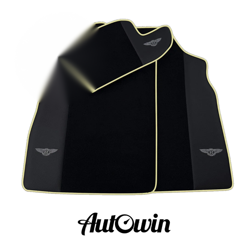 Bentley Continental GTC AutoWin Black Floor Mats (2018-2023)