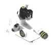 Honda CM125 Silver Tone Motorcycle Brake Master Cylinder Pump Lever