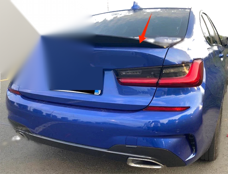 BMW 3 Series G20 G80 M3 Sedan 2019-2024 Glossy Black Rear Spoiler Wing