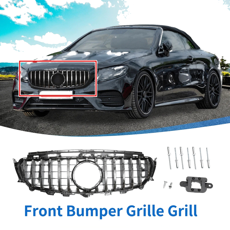 Mercedes-Benz E200 Front Upper Bumper Grille (2016-2020)