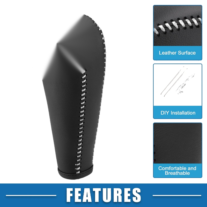 Chevrolet Trax 2015-2021 Black Gray Stitching Gear Shift Lever Cover