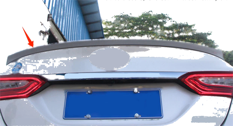 2018-2024 Toyota Camry Sedan Pearl White Rear C Style Spoiler Wing (2018-2024)