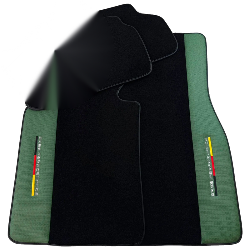 Rolls Royce Shadow (1965-1977) - Green Leather AutoWin Floor Mats