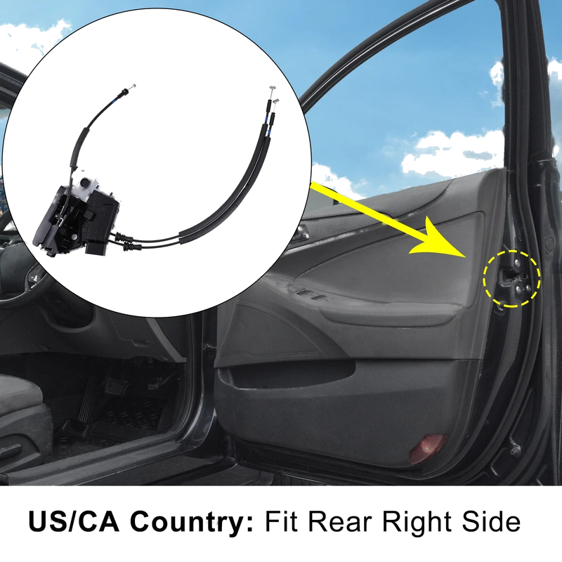 Hyundai Tucson Rear Right Door Latch Lock Actuator (2016-2019)