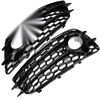 Audi A4 B8 S-Line S4 HONEYCOMB Fog Light Grille Bezels (2008-2012)