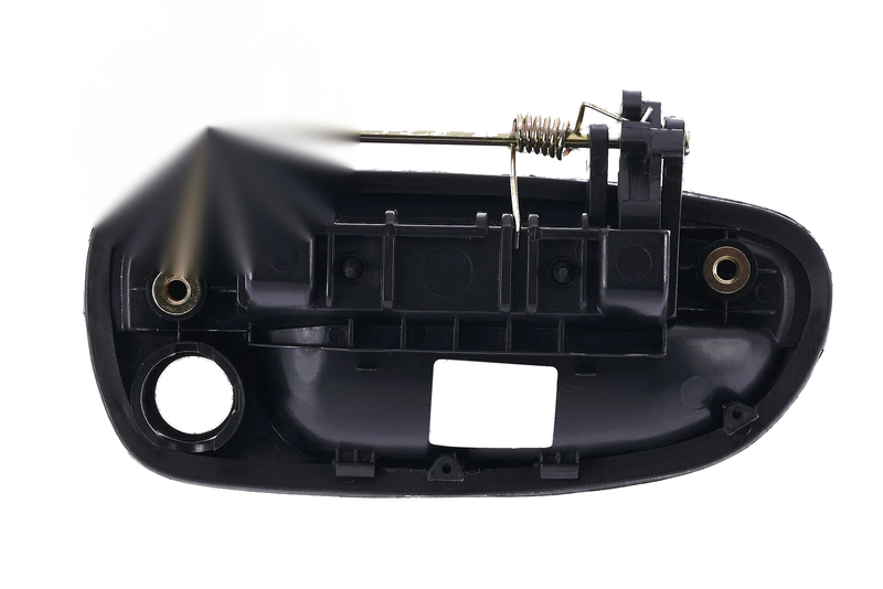 Hyundai Accent Front Left Black Outside Door Handle (2000–2006)