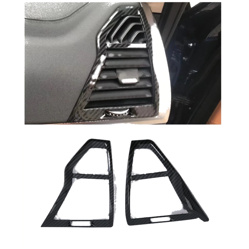 BMW X3 Carbon Fiber Front Side Air Vent Outlet Lid Cover Trim (2018-2021)