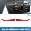 Ford Mustang (2015-2022) Red 2 x Door Panel Guard Protector Stickers