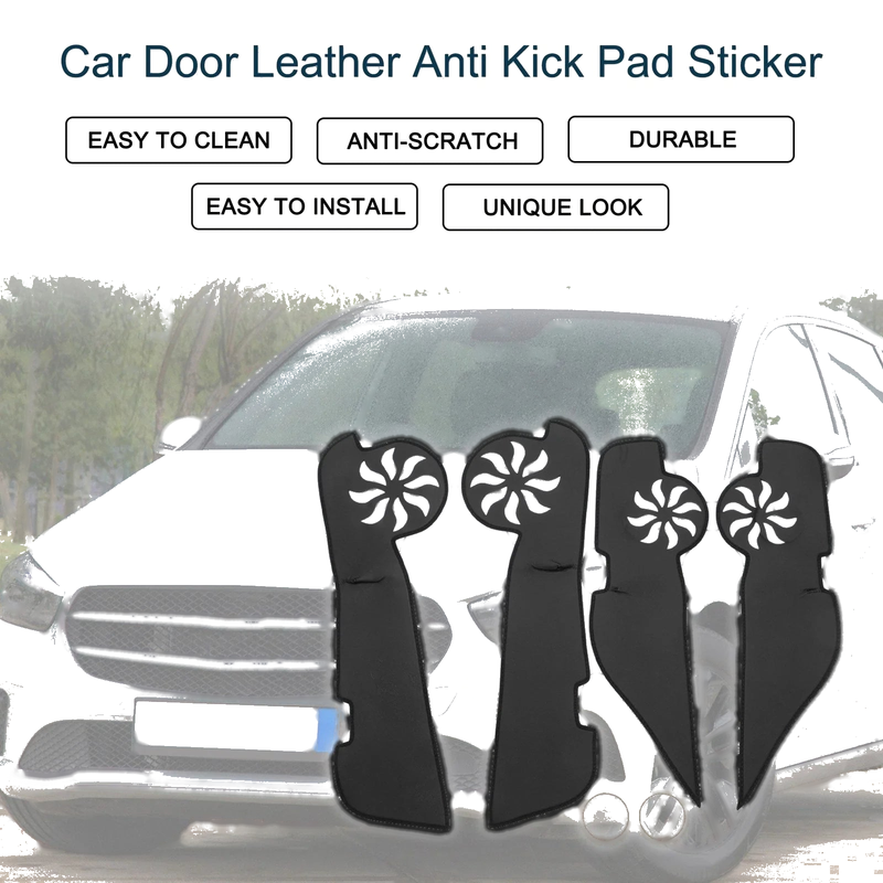 Mercedes-Benz B200 Car Door Leather Anti-Kick Pad Sticker (2000-2008)