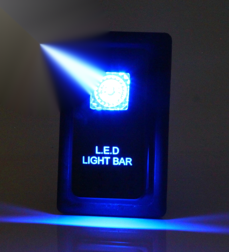 Dual LED Backlit Rocker Switch